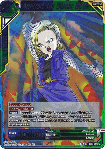 Android 18, Bionic Blitz (BT9-099) [Ultimate Deck 2022] 