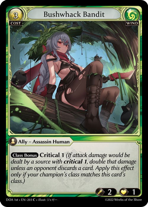 Bushwhack Bandit (203) [Dawn of Ashes: 1st Edition] 