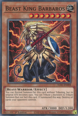 Beast King Barbaros [EGS1-EN008] Common 