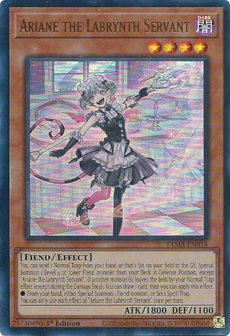 Ariadne the Labrynth Servant [TAMA-EN016] Ultra Rare 