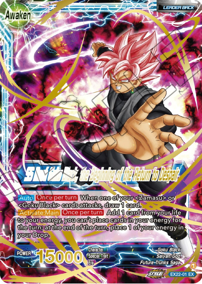 Goku Black // SS Rose Goku Black, the Beginning of the Return to Despair (EX22-01) [Ultimate Deck 2023] 