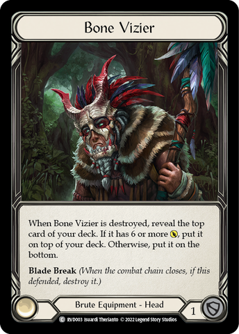 Bone Vizier [RVD003] (Classic Battles: Rhinar vs Dorinthea) Rainbow Foil 