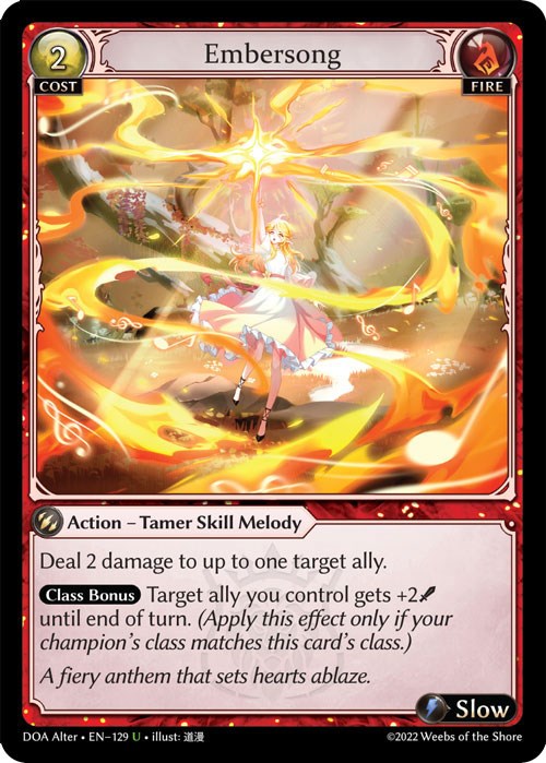 Embersong (129) [Dawn of Ashes: Alter Edition] 