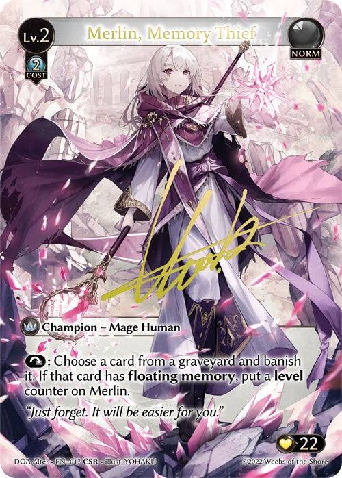 Merlin, Memory Thief (CSR) (017) [Dawn of Ashes: Alter Edition] 