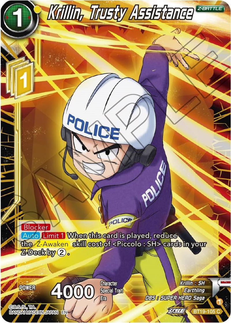 Krillin, Trusty Assistance (BT19-105) [Fighter's Ambition]