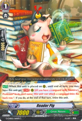Reader Pig (G-CHB02/069EN) [We ARE!!! Trinity Dragon]