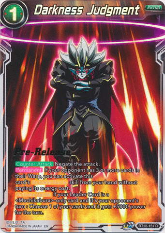 Darkness Judgment (BT13-151) [Supreme Rivalry Prerelease Promos] 