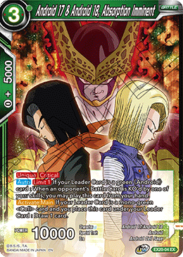 Android 17 &amp; Android 18, Imminent Absorption (EX20-04) [Ultimate Deck 2022]
