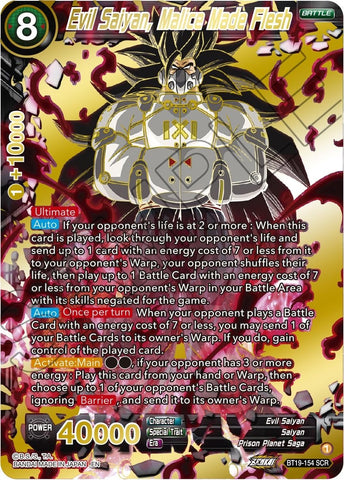 Evil Saiyan, Malice Made Flesh (BT19-154) [Fighter's Ambition] 