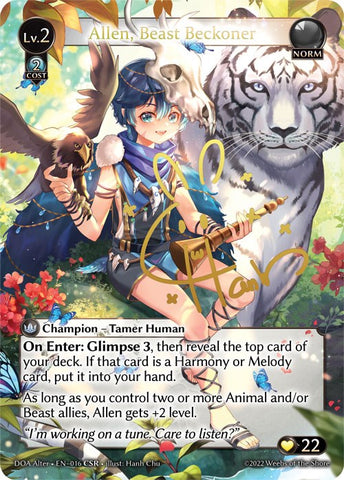 Allen, Beast Beckoner (CSR) (016) [Dawn of Ashes: Alter Edition] 