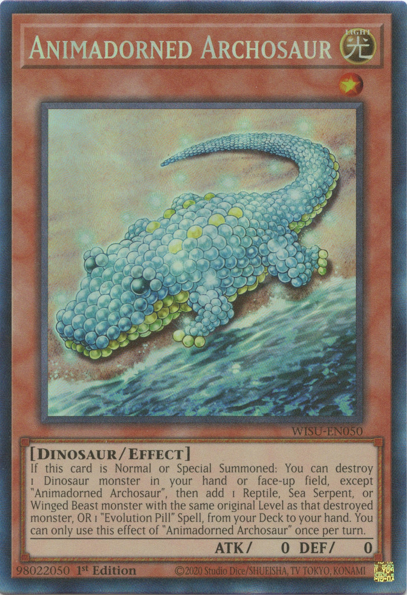 Animadorned Archosaur [WISU-EN050] Collector's Rare 