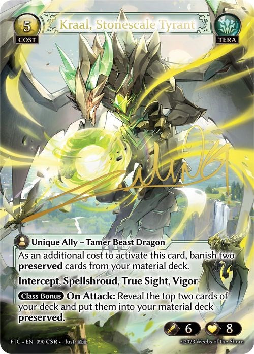 Kraal, Stonescale Tyrant (CSR) (090) [Fractured Crown] 