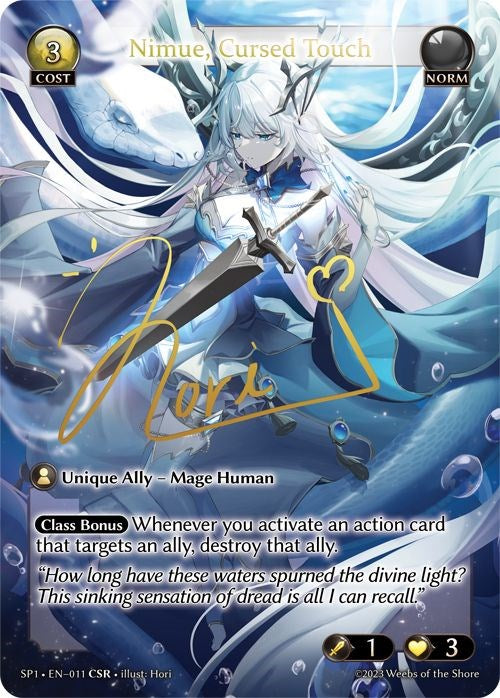 Nimue, Cursed Touch (CSR) (011) [Supporter Pack 1] 