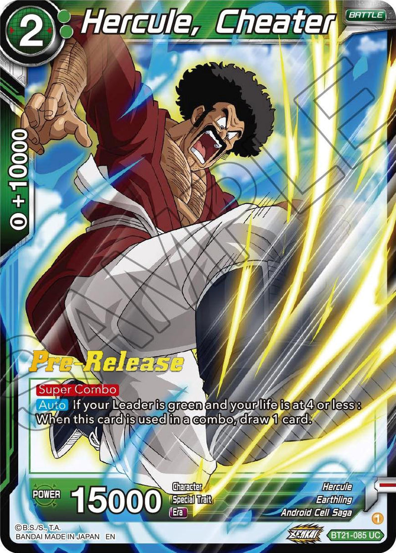 Hercule, Cheater (BT21-085) [Wild Resurgence Pre-Release Cards]