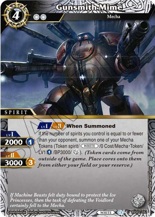 Gunsmith Mime (BSS02-042) [False Gods]