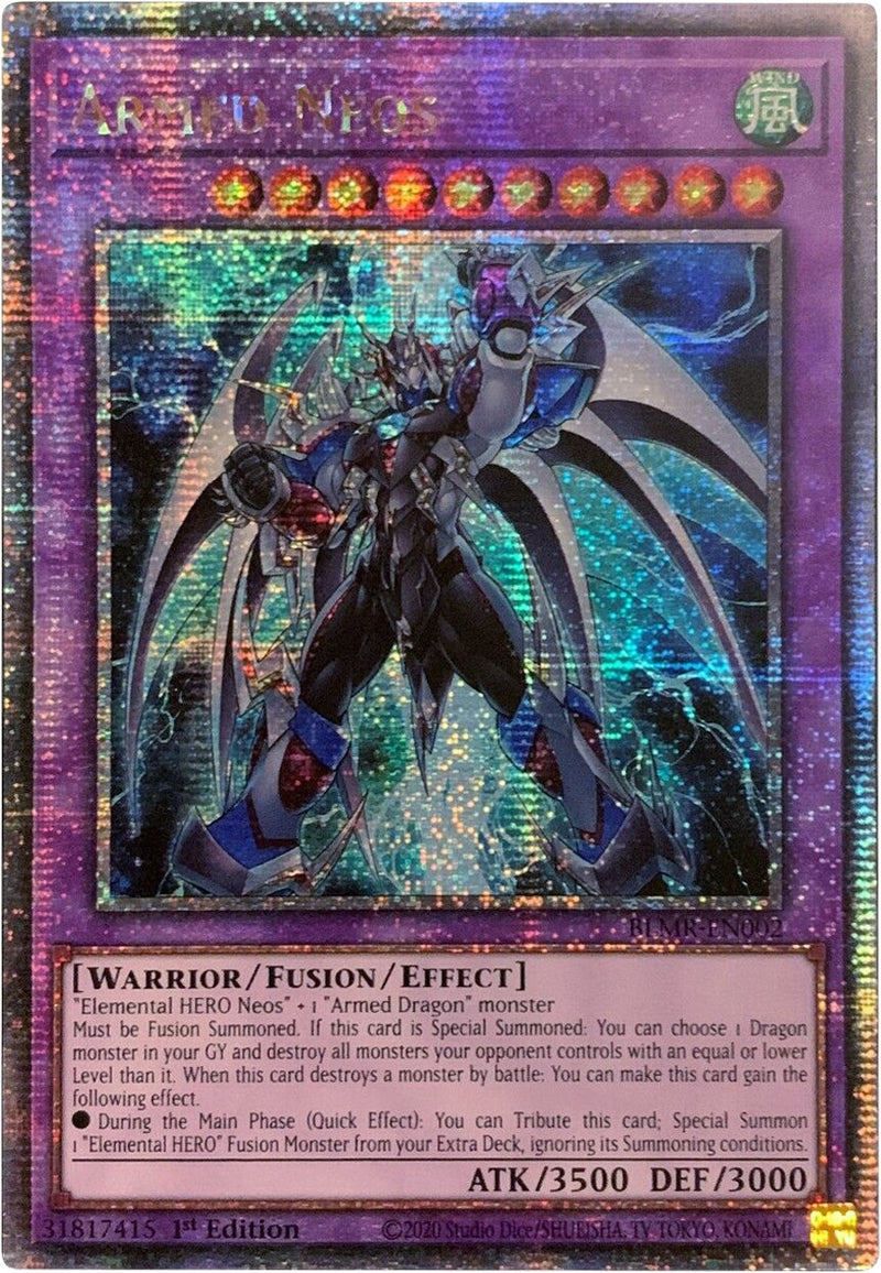 Armed Neos [BLMR-EN002] Quarter Century Secret Rare 