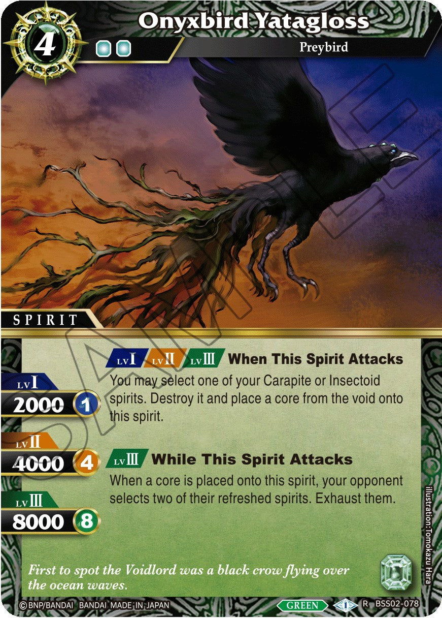 Onyxbird Yatagloss (BSS02-078) [False Gods]