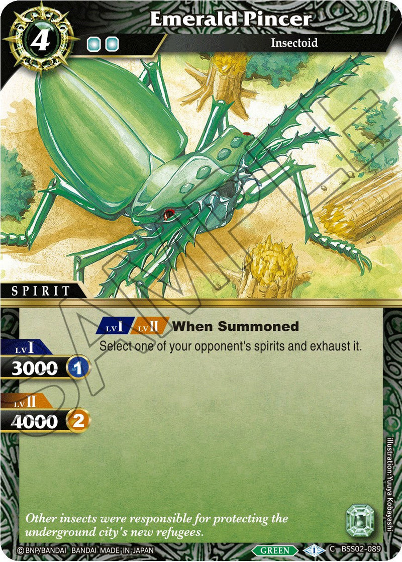 Emerald Pincer (BSS02-089) [False Gods]