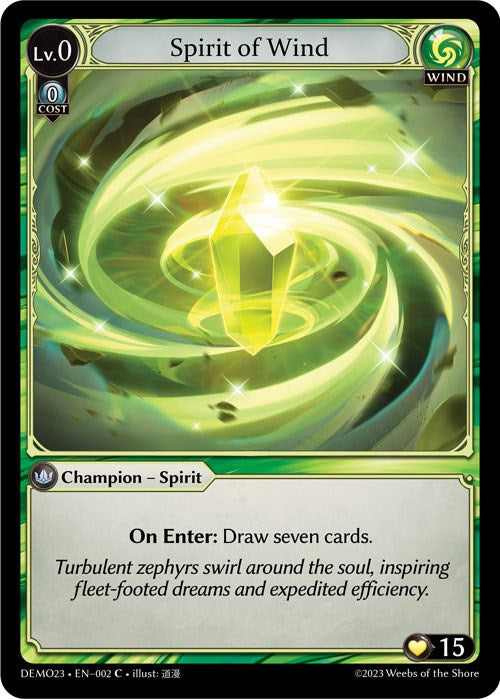 Spirit of Wind (002) [2023 Demo Deck] 