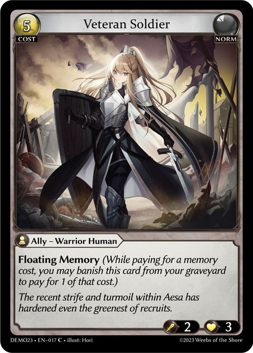 Veteran Soldier (017) [2023 Demo Deck] 