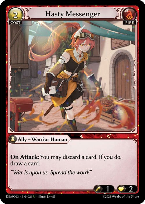 Hasty Messenger (021) [2023 Demo Deck] 