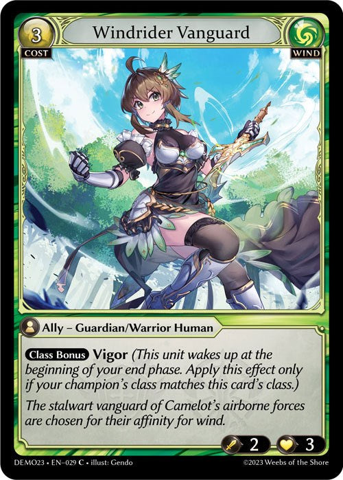 Windrider Vanguard (029) [2023 Demo Deck] 