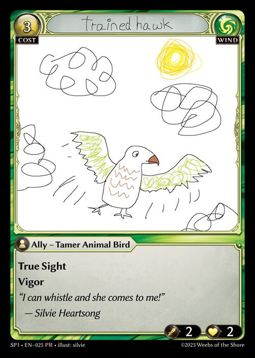 Trained Hawk (025) [Supporter Pack 1] 