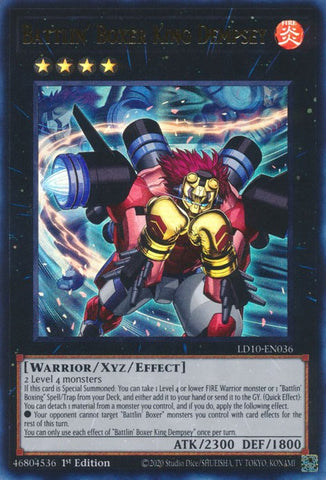 Battlin' Boxer King Dempsey [LD10-EN036] Ultra Rare 