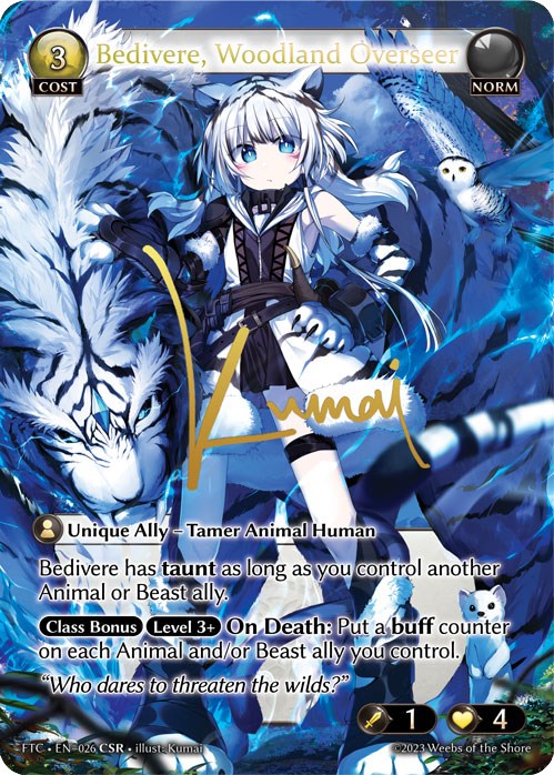 Bedivere, Woodland Overseer (CSR) (026) [Fractured Crown] 