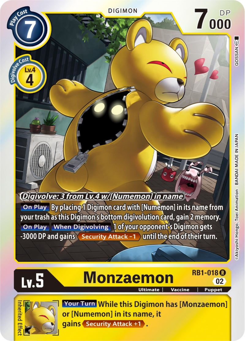 Monzaemon [RB1-018] [Resurgence Booster] 