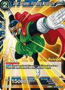 Great Saiyaman, Protecting Worldly Life (BT22-041) [Critical Blow Prerelease Promos] 