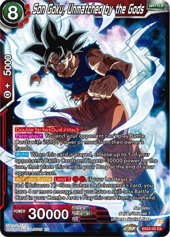 Son Goku, Unmatched by the Gods (EX23-05) [Premium Anniversary Box 2023] 