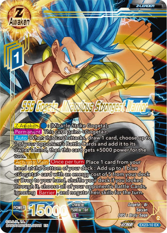 SSB Gogeta, Miraculous Strongest Warrior (EX23-10) [Premium Anniversary Box 2023] 