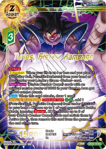 Turles, Fiercer Rampage (EX23-19) [Premium Anniversary Box 2023] 
