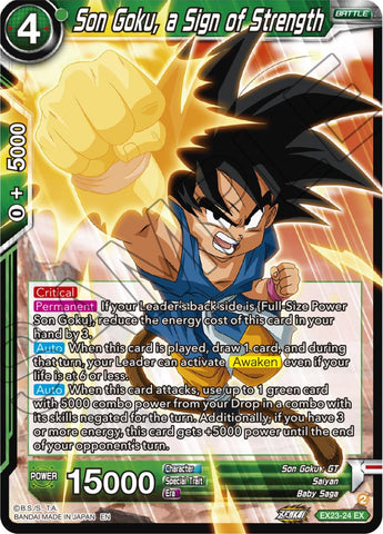 Son Goku, a Sign of Strength (EX23-24) [Premium Anniversary Box 2023] 