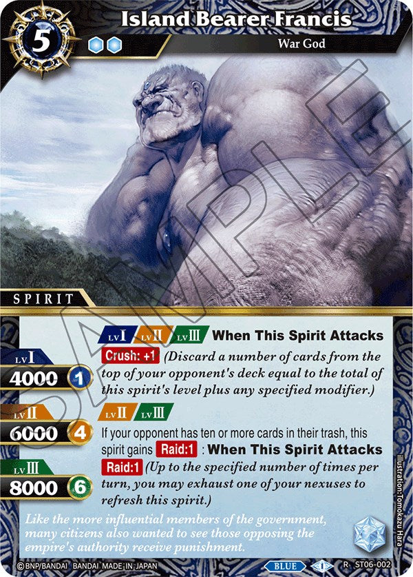 Island Bearer Francis (ST06-002) [Starter Deck 06: Bodies of Steel]