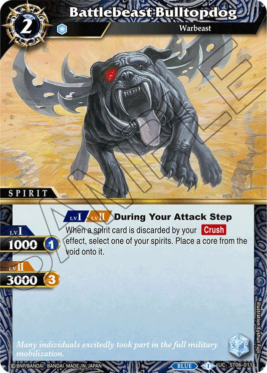 Battlebeast Bulltopdog (ST06-011) [Starter Deck 06: Bodies of Steel]