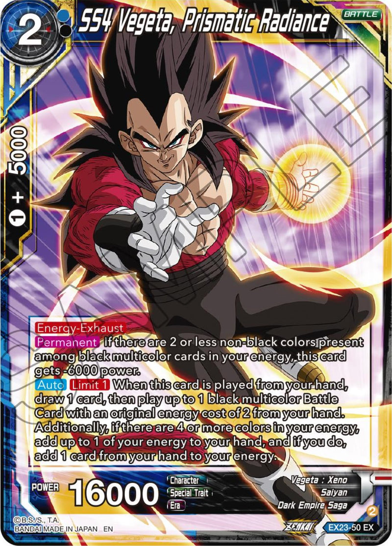 SS4 Vegeta, Prismatic Radiance (EX23-50) [Premium Anniversary Box 2023]