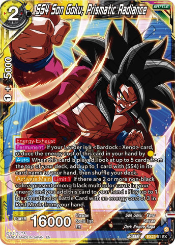 SS4 Son Goku, Prismatic Radiance (EX23-51) [Premium Anniversary Box 2023] 