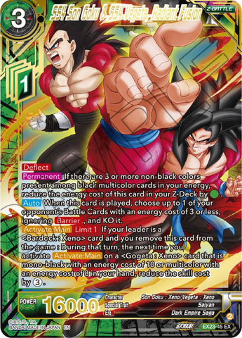SS4 Son Goku &amp; SS4 Vegeta, Radiant Fusion (EX23-45) [Premium Anniversary Box 2023] 