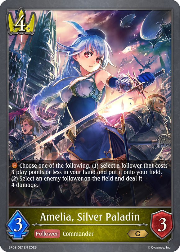 Amelia, Silver Paladin (BP02-021EN) [Reign of Bahamut]