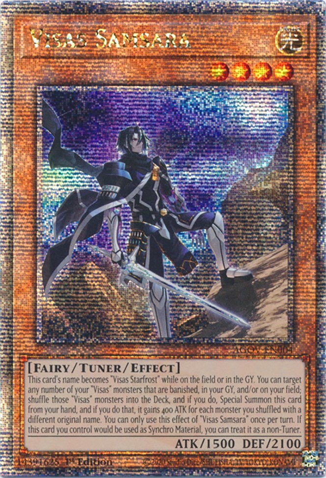 Samsara Visas (Quarter Century Secret Rare) [AGOV-EN004] Quarter Century Secret Rare 