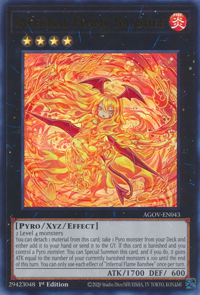 Infernal Flame Banshee [AGOV-EN043] Ultra Rare 