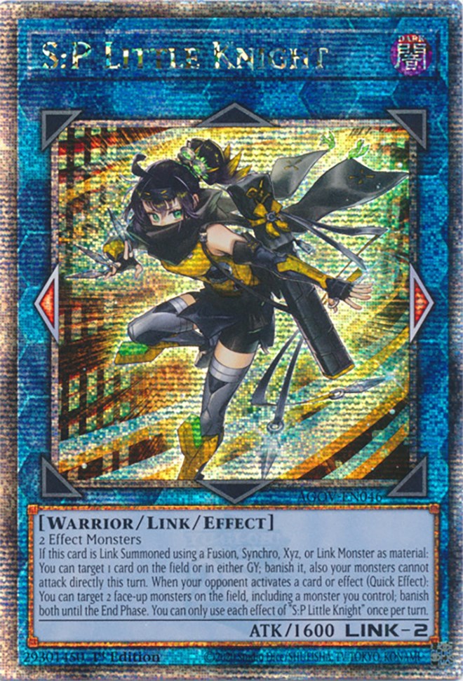 S:P Little Knight (Quarter Century Secret Rare) [AGOV-EN046] Quarter Century Secret Rare 