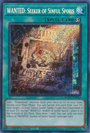 WANTED: Seeker of Sinful Spoils [AGOV-EN054] Secret Rare 
