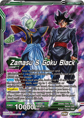 Zamasu &amp; Goku Black // Zamasu &amp; SS Rose Goku Black, Humanity's Destruction (BT23-072) [Perfect Combination] 