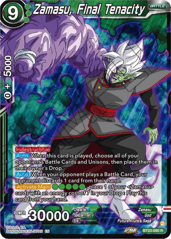 Zamasu, Final Tenacity (BT23-090) [Perfect Combination] 