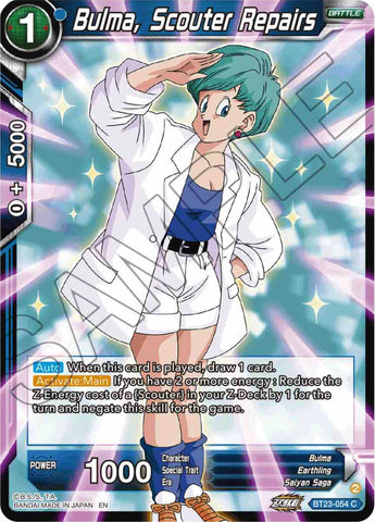 Bulma, Scouter Repairs (BT23-054) [Perfect Combination] 
