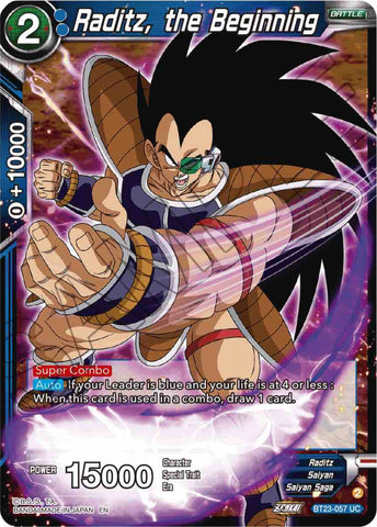 Raditz, the Beginning (BT23-057) [Perfect Combination] 