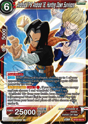 Android 17 &amp; Android 18, Hunting Down Survivors (BT23-023) [Perfect Combination] 